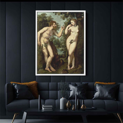 Adam and Eve (1597) by Peter Paul Rubens - Canvas Artwork