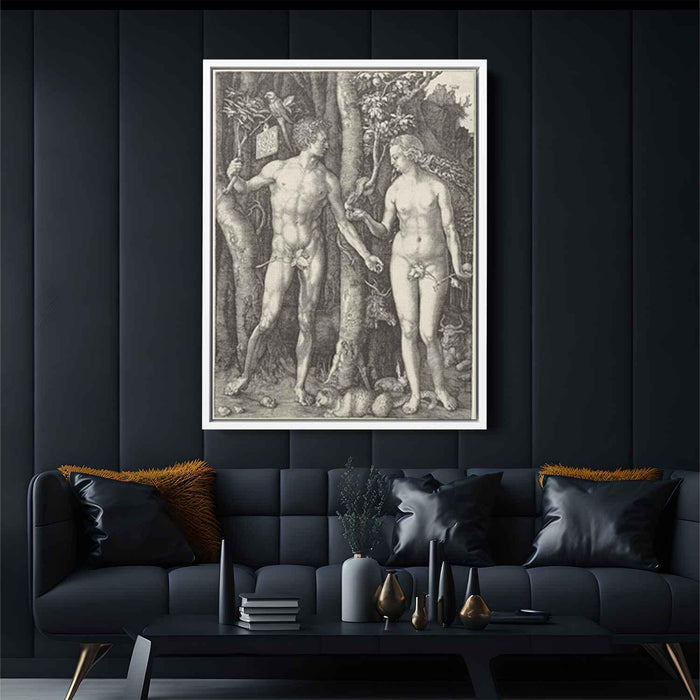 Adam and Eve (1504) by Albrecht Durer - Canvas Artwork