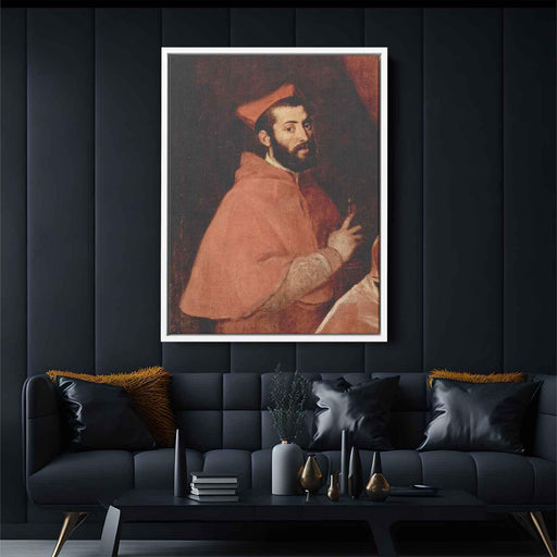 Alessandro Farnese (1546) by Titian - Canvas Artwork