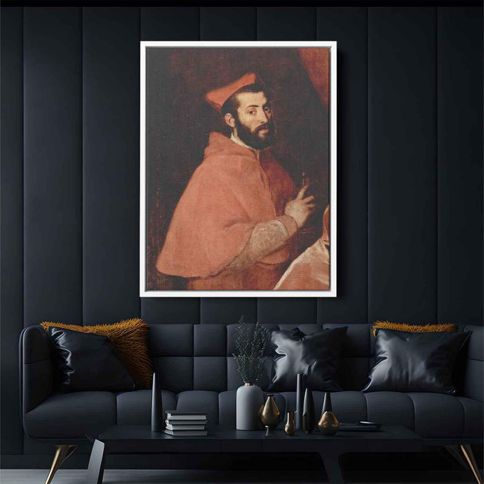 Alessandro Farnese (1546) by Titian - Canvas Artwork