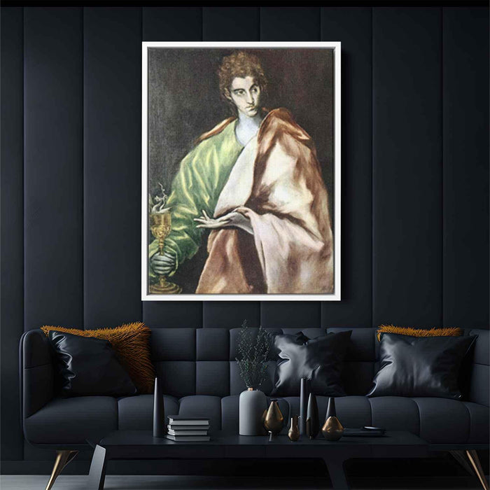 Apostle St. John the Evangelist (1612) by El Greco - Canvas Artwork