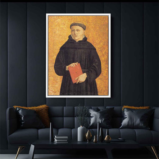 Augustinian Saint (1460) by Piero della Francesca - Canvas Artwork