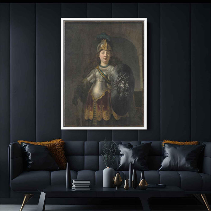 Bellona (1633) by Rembrandt - Canvas Artwork