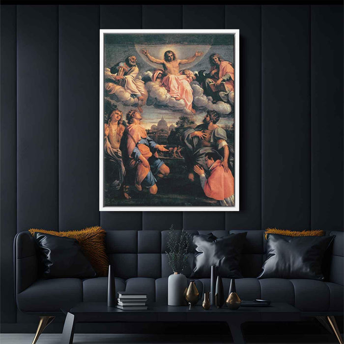 Christ in Glory (1598) by Annibale Carracci - Canvas Artwork