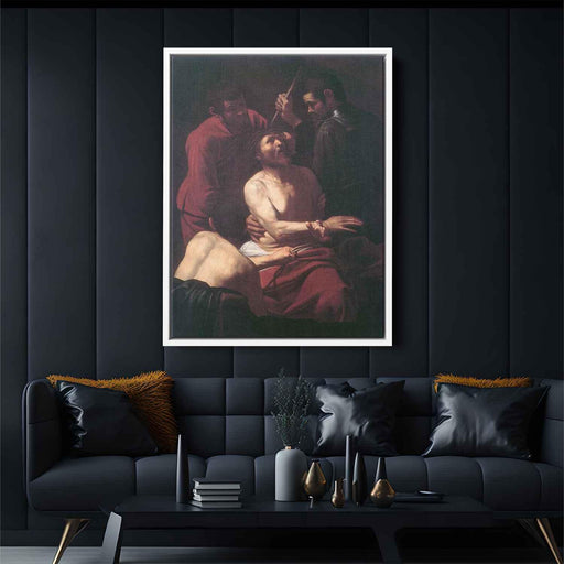 Crowning with Thorns (1603) by Caravaggio - Canvas Artwork