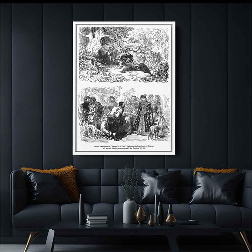 Don Quixote by Gustave Dore - Canvas Artwork