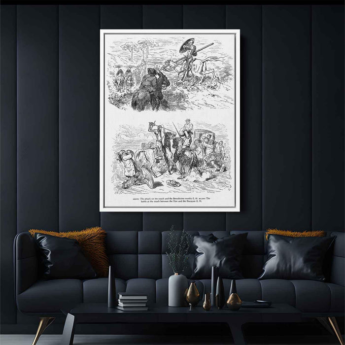 Don Quixote by Gustave Dore - Canvas Artwork