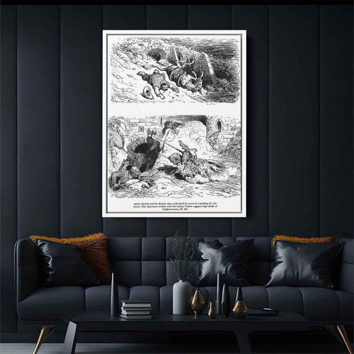 Don Quixote by Gustave Dore - Canvas Artwork