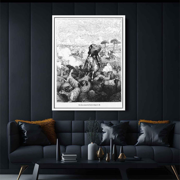 Don Quixote by Gustave Dore - Canvas Artwork