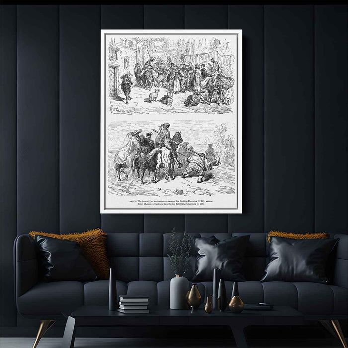 Don Quixote by Gustave Dore - Canvas Artwork