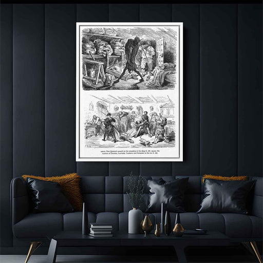 Don Quixote by Gustave Dore - Canvas Artwork