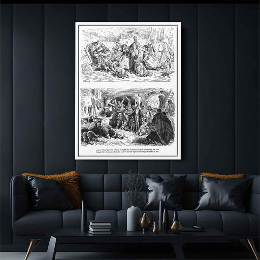 Don Quixote by Gustave Dore - Canvas Artwork