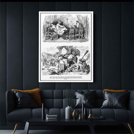 Don Quixote by Gustave Dore - Canvas Artwork