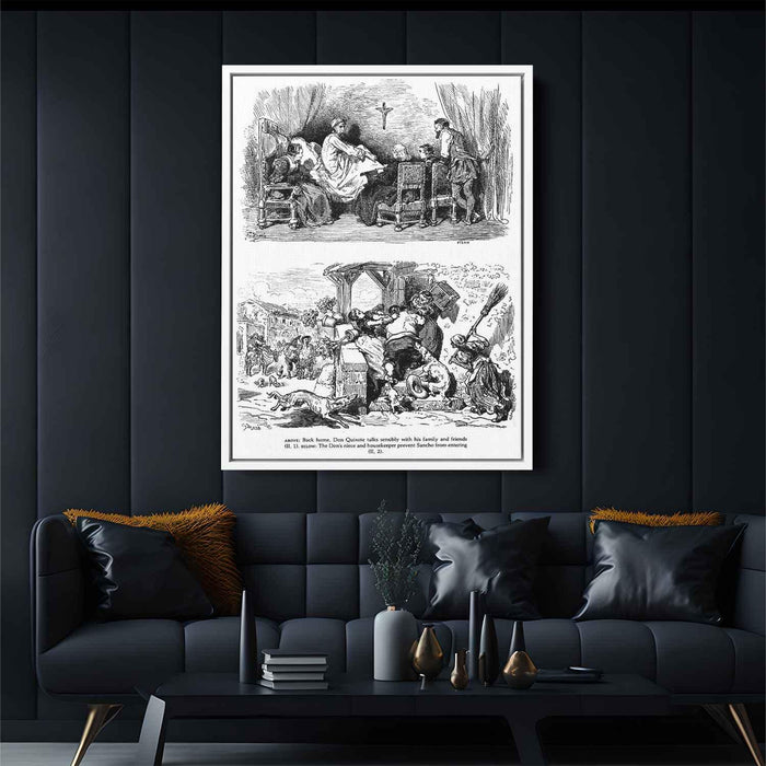 Don Quixote by Gustave Dore - Canvas Artwork