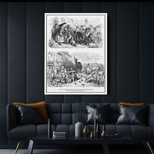 Don Quixote by Gustave Dore - Canvas Artwork