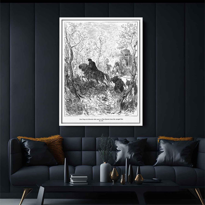 Don Quixote by Gustave Dore - Canvas Artwork