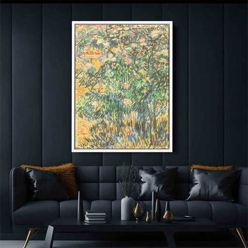 Flowering Shrubs (1889) by Vincent van Gogh - Canvas Artwork