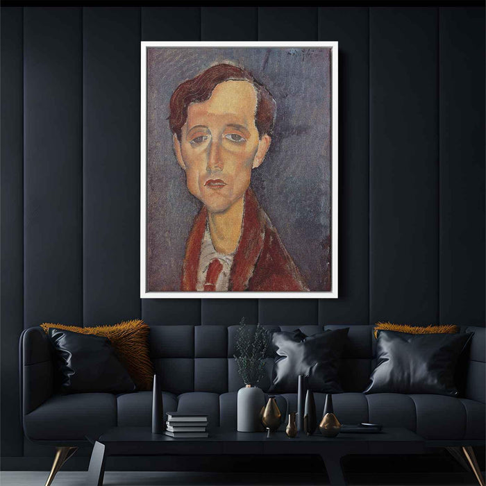 Frans Hellens (1919) by Amedeo Modigliani - Canvas Artwork