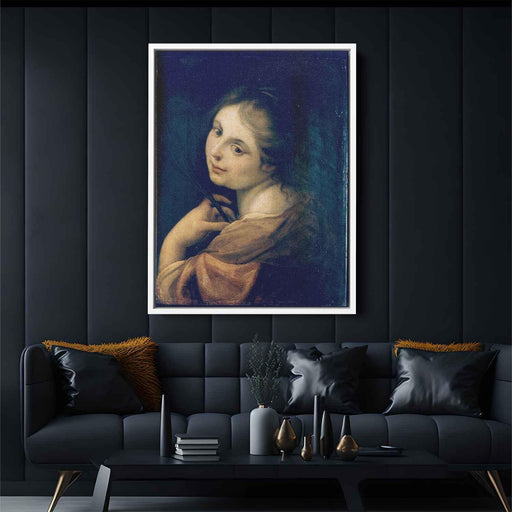 Half figure of a martyr by Correggio - Canvas Artwork