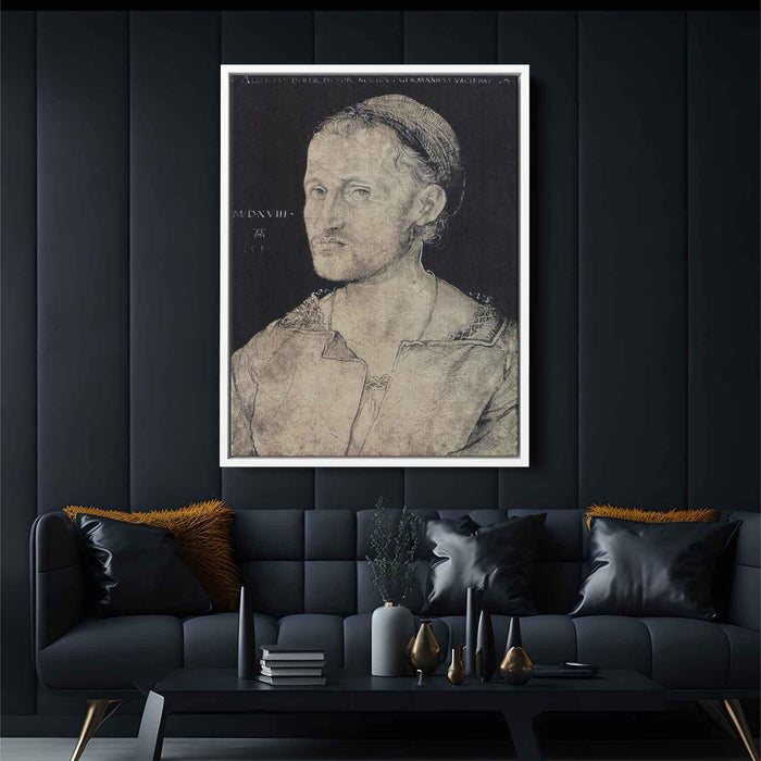 Hans the Elder Portrait Burgkmair (1518) by Albrecht Durer - Canvas Artwork