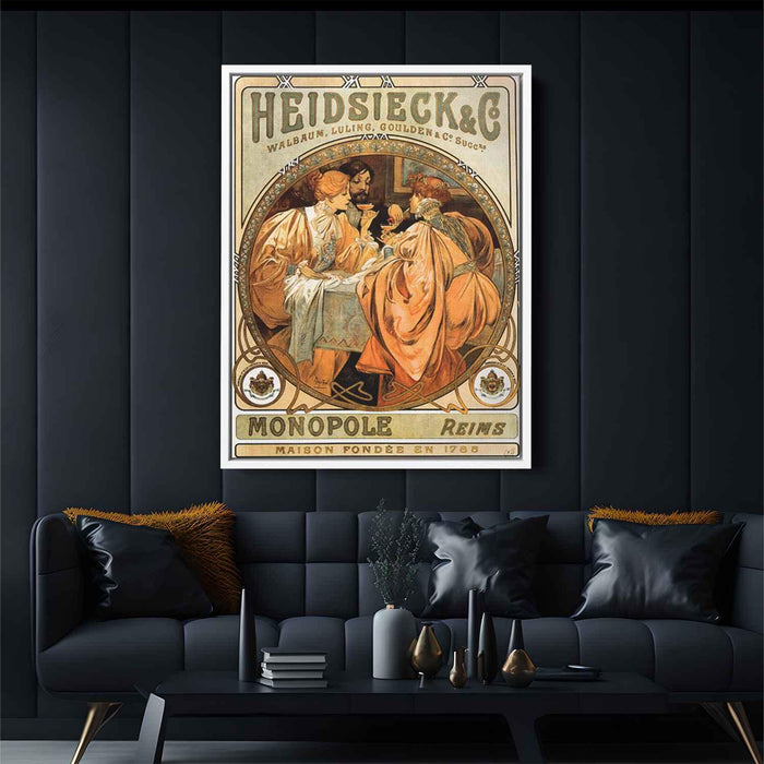 Heidsieck (1901) by Alphonse Mucha - Canvas Artwork