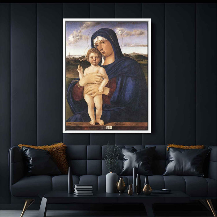 Madonna with Blessing Child (1480) by Giovanni Bellini - Canvas Artwork