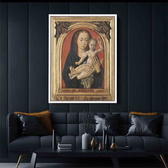 Virgin and Child (1478) by Hugo van der Goes - Canvas Artwork