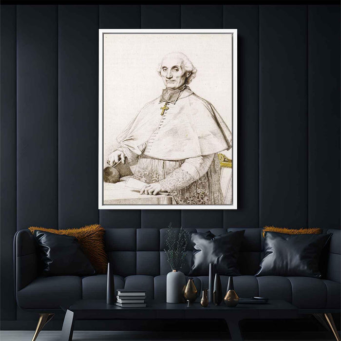 Monsignor Gabriel Cortois de Pressigny by Jean Auguste Dominique Ingres - Canvas Artwork