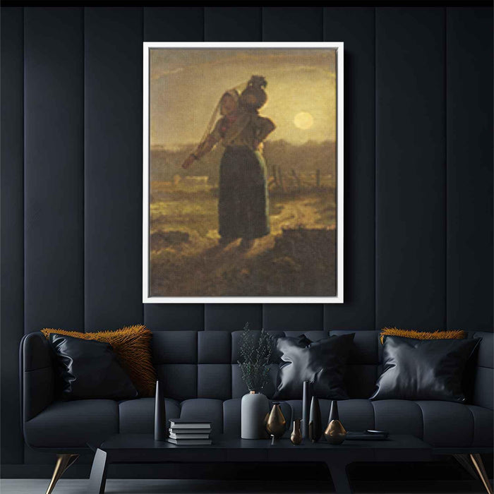 Norman Milkmaid by Jean-Francois Millet - Canvas Artwork