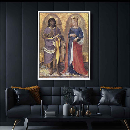 Perugia Altarpiece (right panel) (1448) by Fra Angelico - Canvas Artwork
