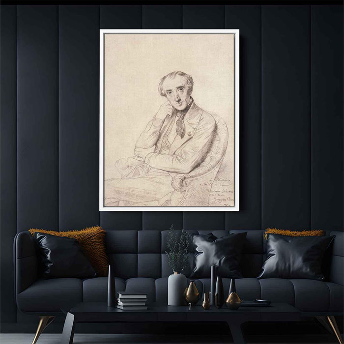 Pierre François Henri Labrouste by Jean Auguste Dominique Ingres - Canvas Artwork