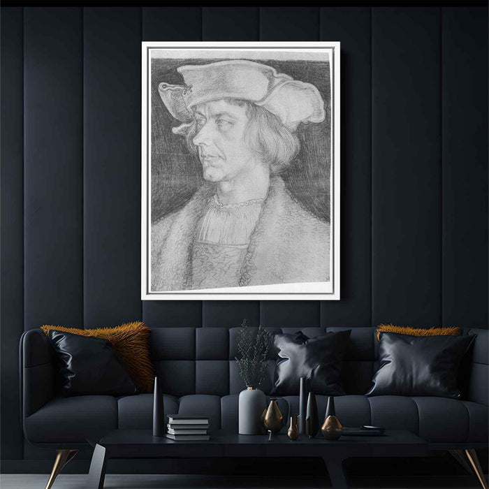 Portrait of a man (Paul Hofhaimer or Hans Tucher) (1520) by Albrecht Durer - Canvas Artwork