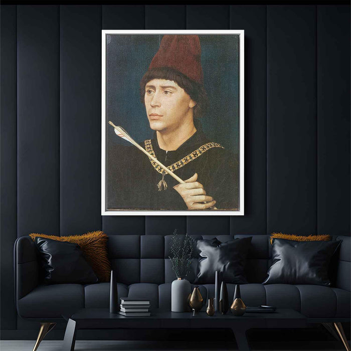 Portrait of Antoine, bastard of Burgundy by Rogier van der Weyden - Canvas Artwork