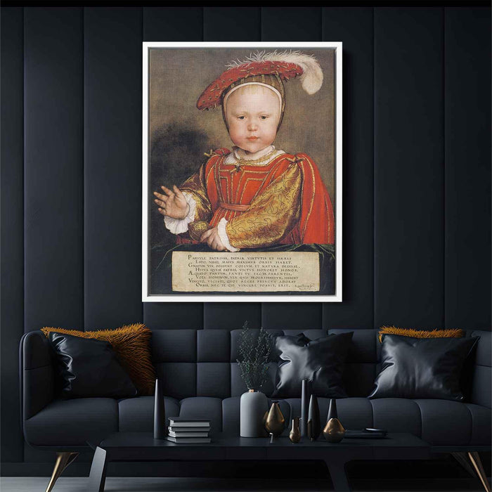 Portrait of Edward VI as a Child (1538) by Hans Holbein the Younger - Canvas Artwork