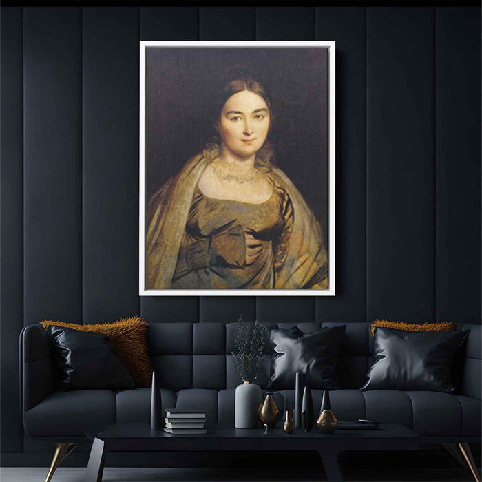 Portrait of Madame Ingres (1815) by Jean Auguste Dominique Ingres - Canvas Artwork