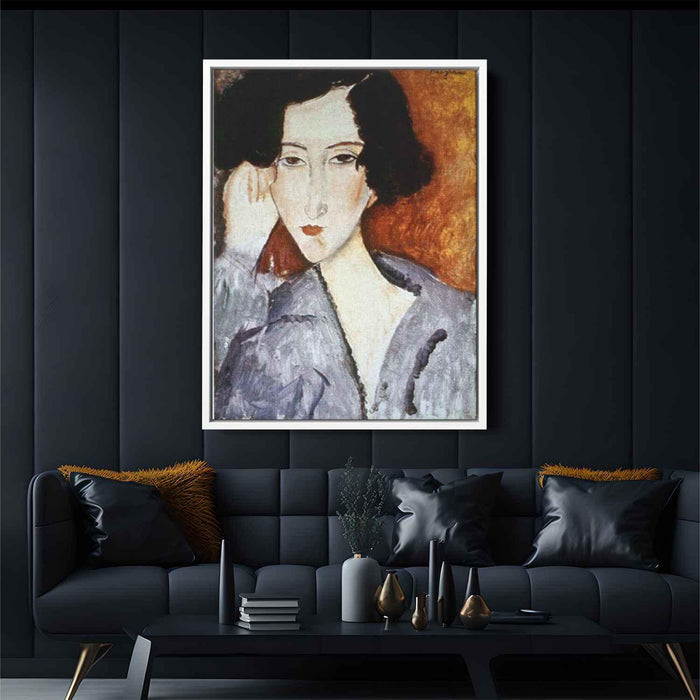 Portrait of Madame Rachele Osterlind (1919) by Amedeo Modigliani - Canvas Artwork