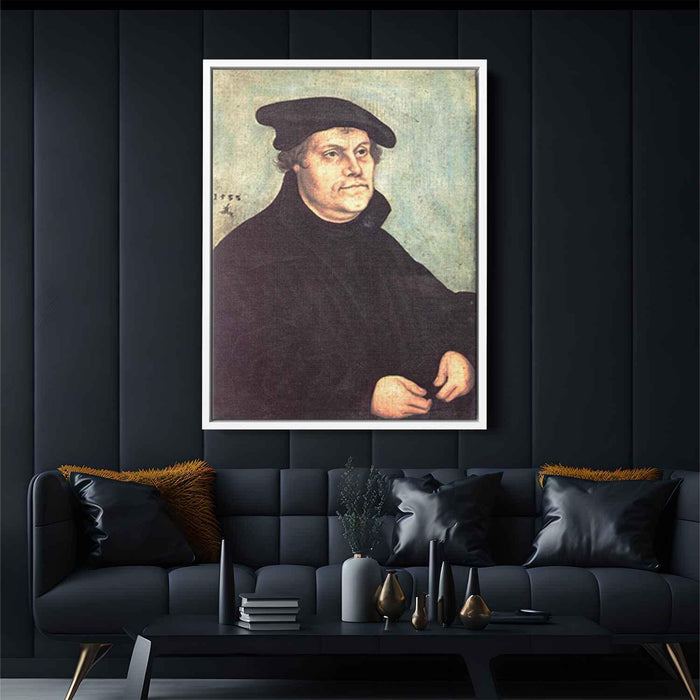 Portrait of Martin Luther (1543) by Lucas Cranach the Elder - Canvas Artwork