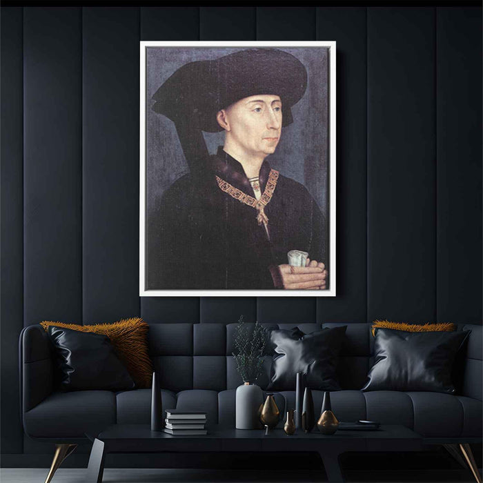 Portrait of Philippe le Bon (1450) by Rogier van der Weyden - Canvas Artwork