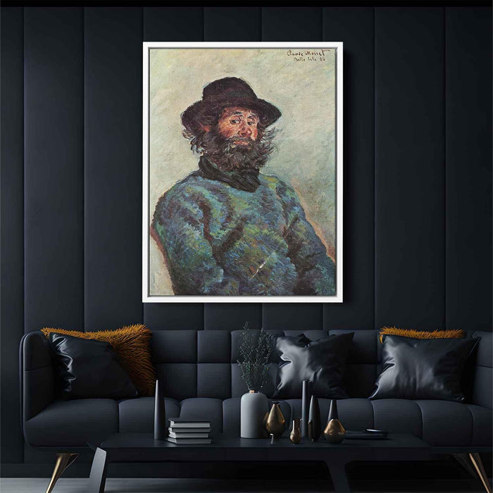 Portrait of Poly, fisherman at Kervillaouen by Claude Monet - Canvas Artwork
