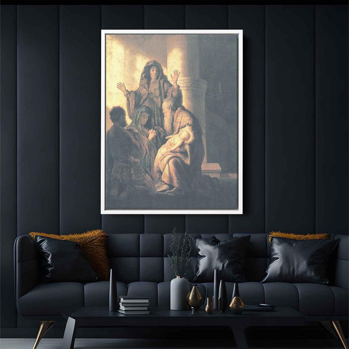 Presentation in the Temple (1628) by Rembrandt - Canvas Artwork