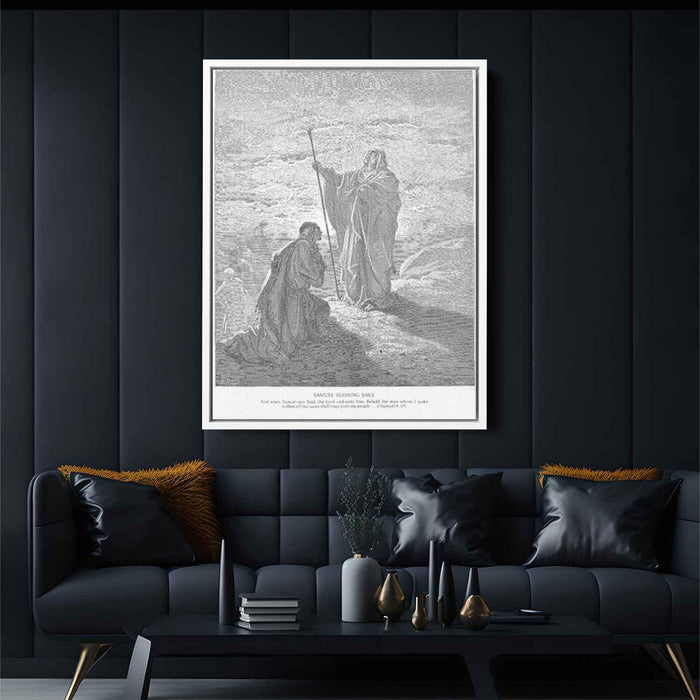 Samuel Blesses Saul by Gustave Dore - Canvas Artwork