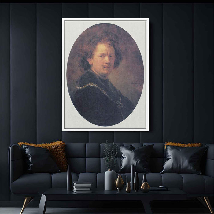 Self-portrait (1633) by Rembrandt - Canvas Artwork