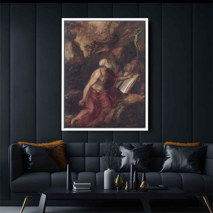 St Jerome (1575) by Titian - Canvas Artwork