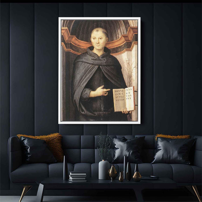 St. Nicholas of Tolentino (1507) by Pietro Perugino - Canvas Artwork