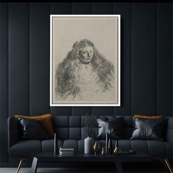 Study of Jewish Bride by Rembrandt - Canvas Artwork