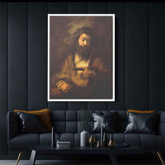 The Apostle Simon (1661) by Rembrandt - Canvas Artwork
