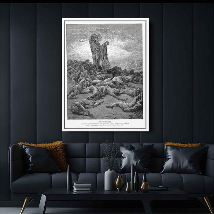 The Avaricious by Gustave Dore - Canvas Artwork