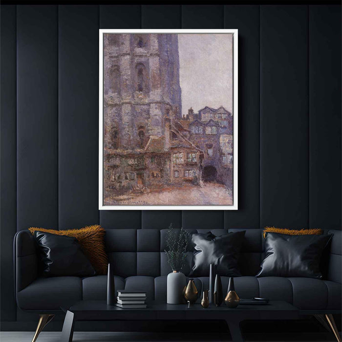 The Cour d'Albane, Grey Weather by Claude Monet - Canvas Artwork