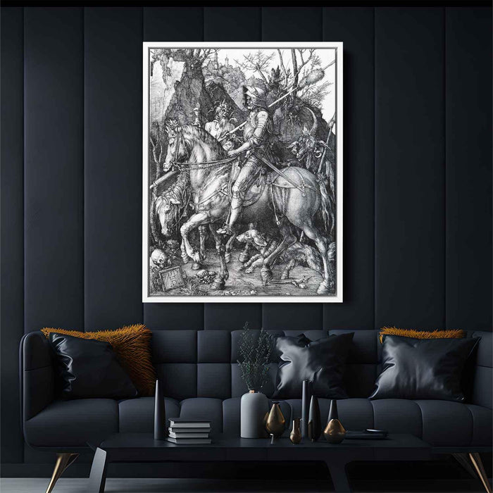 The Knight, Death and the Devil by Albrecht Durer - Canvas Artwork