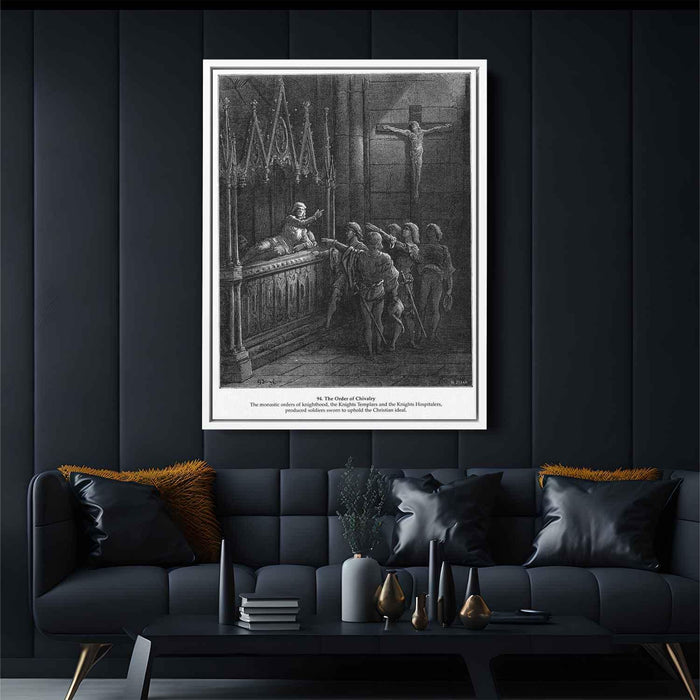 The Order of Chivalry by Gustave Dore - Canvas Artwork